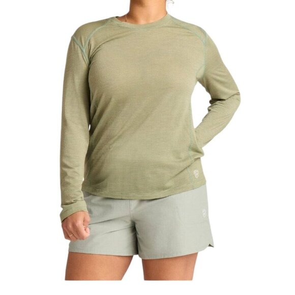 allbirds Women's Natural Run Long Sleeve Tee I Size: XS - Picture 1 of 10